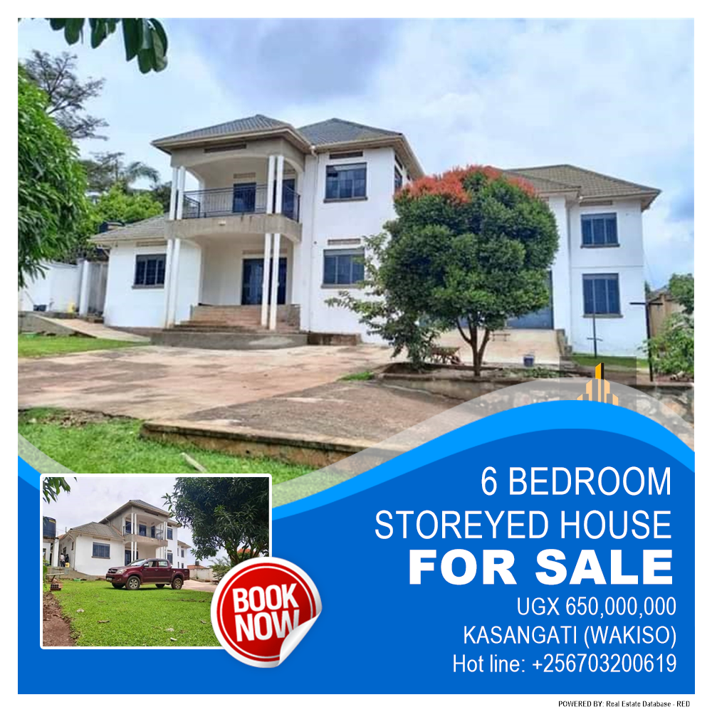 6 bedroom Storeyed house  for sale in Kasangati Wakiso Uganda, code: 188377