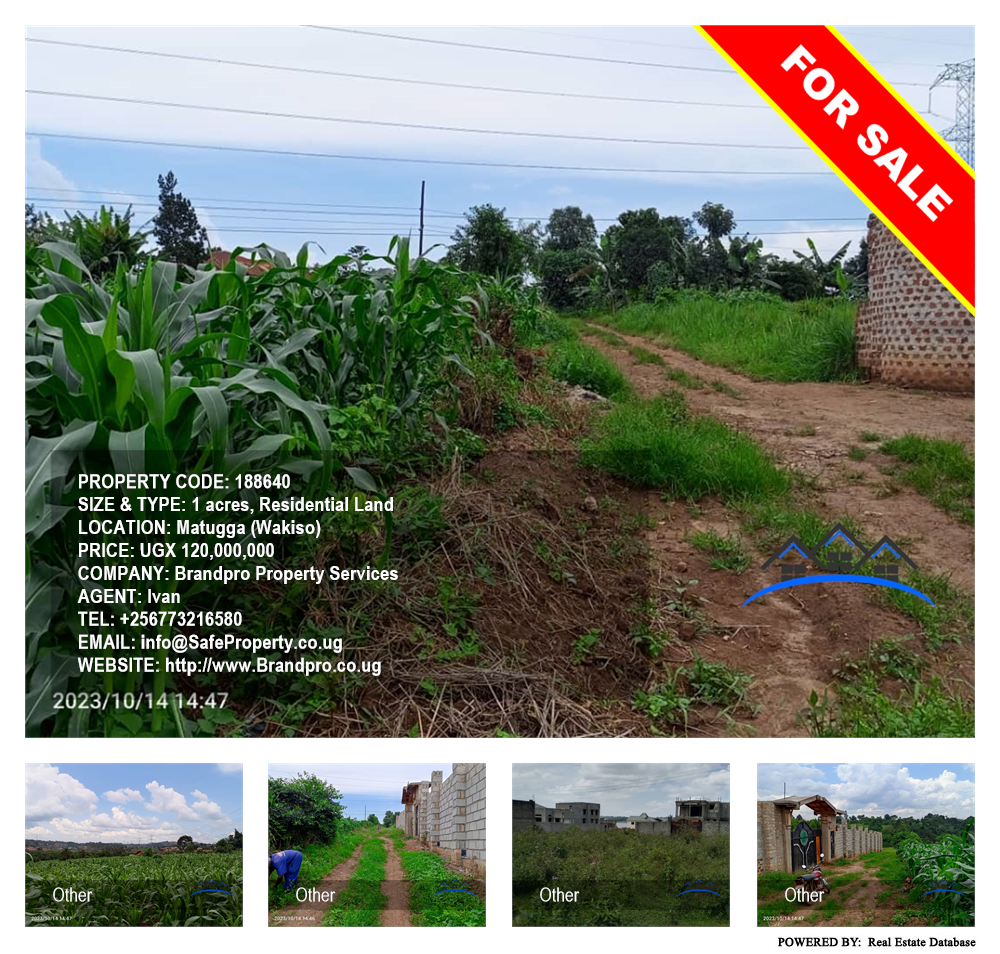 Residential Land  for sale in Matugga Wakiso Uganda, code: 188640