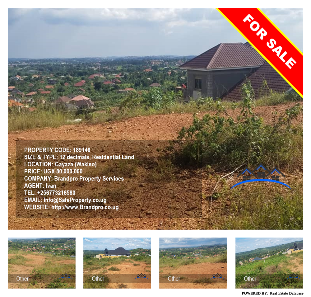 Residential Land  for sale in Gayaza Wakiso Uganda, code: 189146