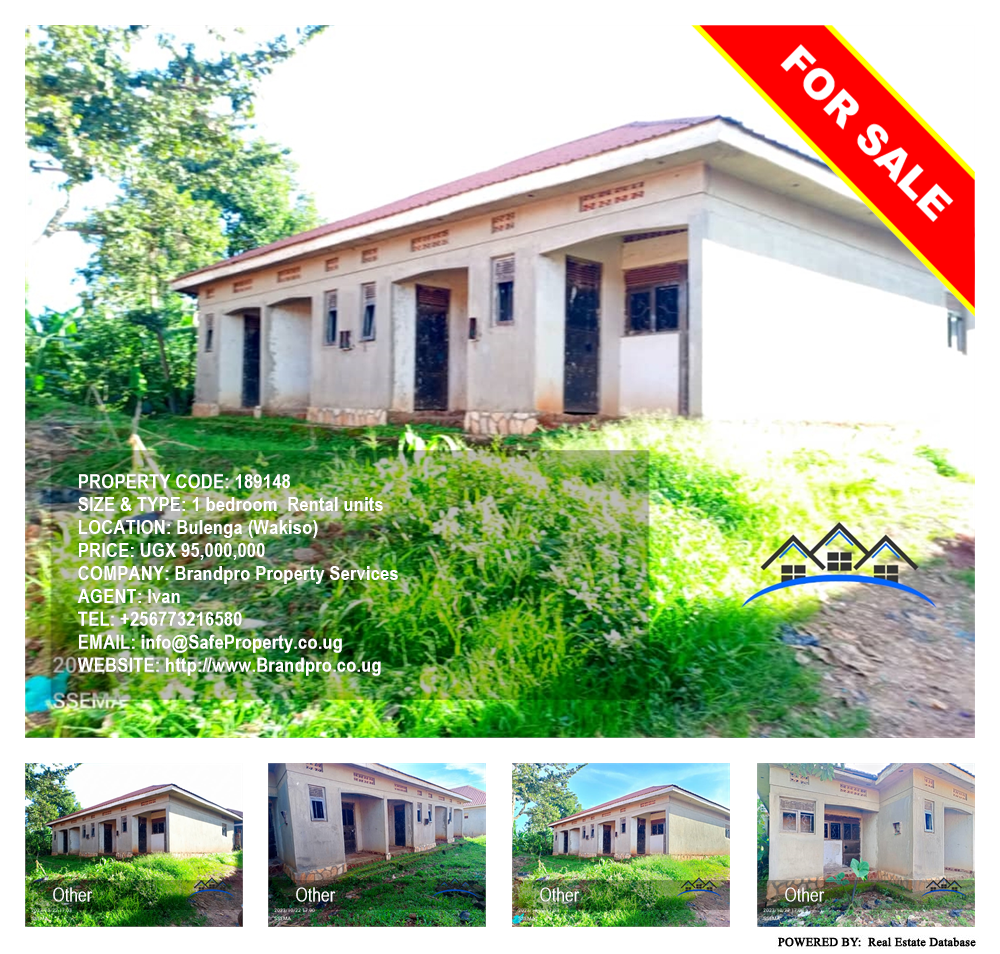 1 bedroom Rental units  for sale in Bulenga Wakiso Uganda, code: 189148