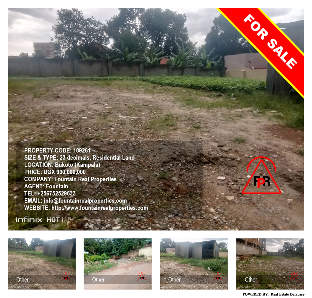 Residential Land  for sale in Bukoto Kampala Uganda, code: 189261