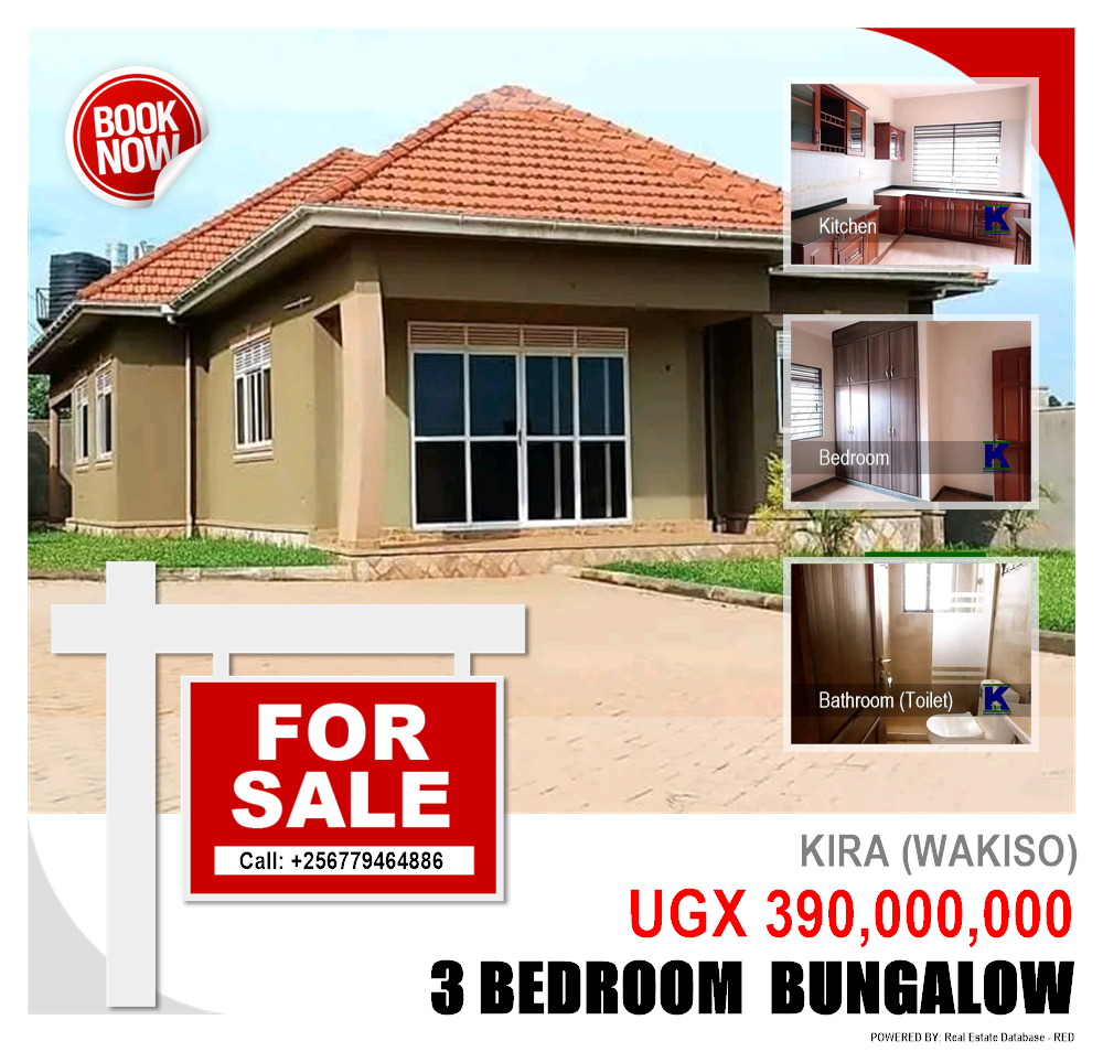 3 bedroom Bungalow  for sale in Kira Wakiso Uganda, code: 189305