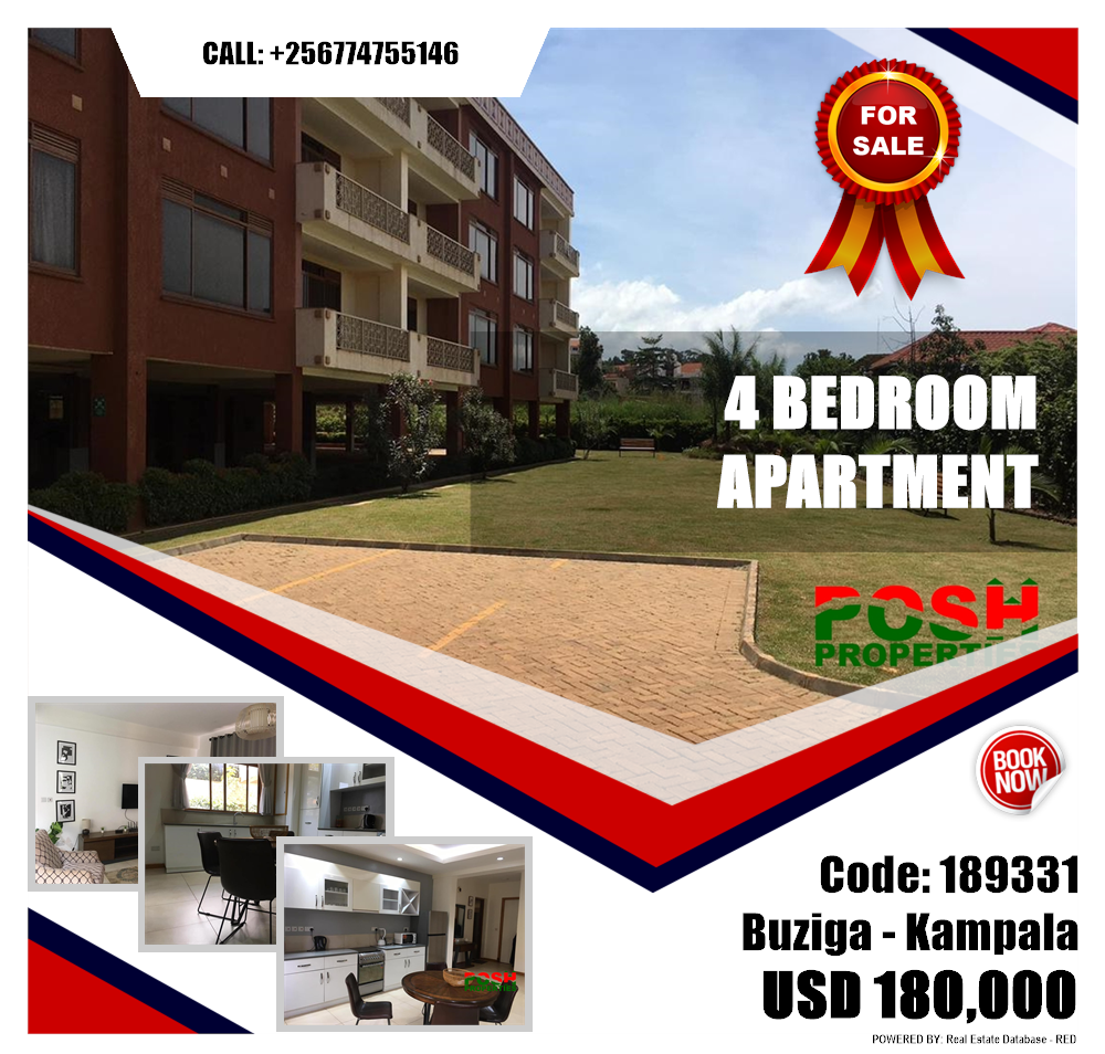 4 bedroom Apartment  for sale in Buziga Kampala Uganda, code: 189331