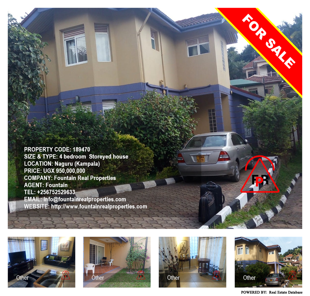 4 bedroom Storeyed house  for sale in Naguru Kampala Uganda, code: 189470