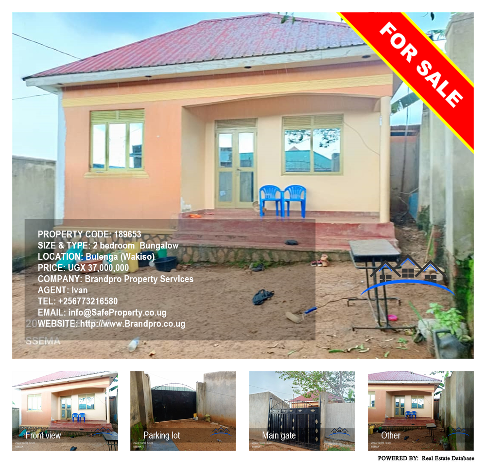2 bedroom Bungalow  for sale in Bulenga Wakiso Uganda, code: 189653