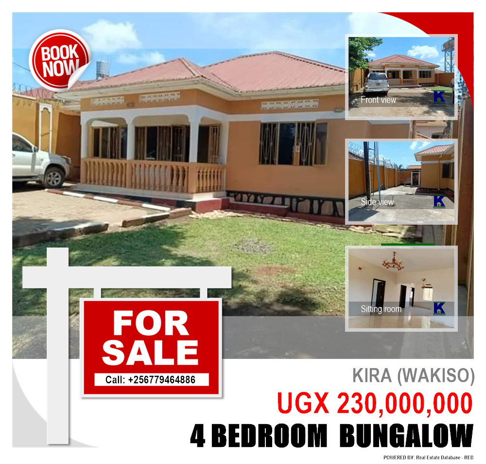 4 bedroom Bungalow  for sale in Kira Wakiso Uganda, code: 189669