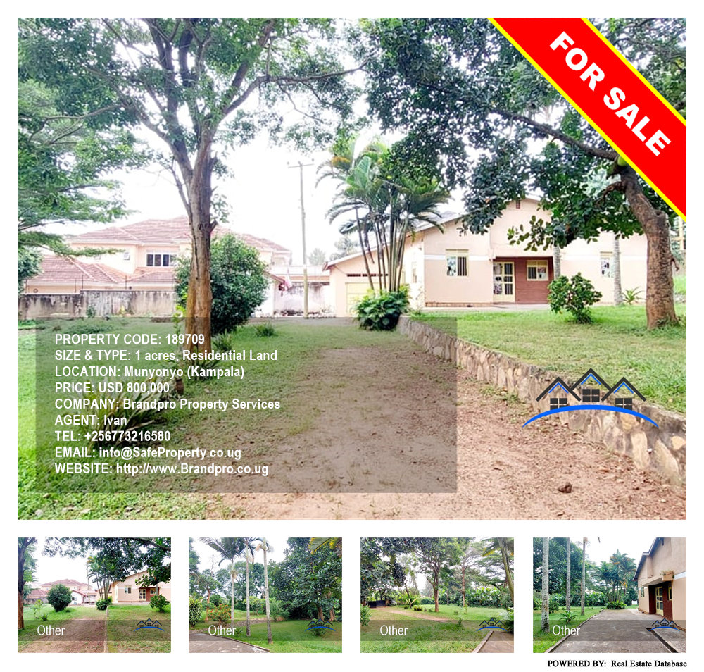 Residential Land  for sale in Munyonyo Kampala Uganda, code: 189709