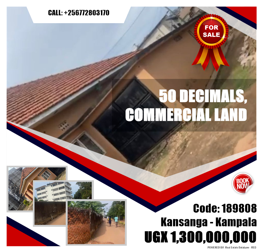 Commercial Land  for sale in Kansanga Kampala Uganda, code: 189808