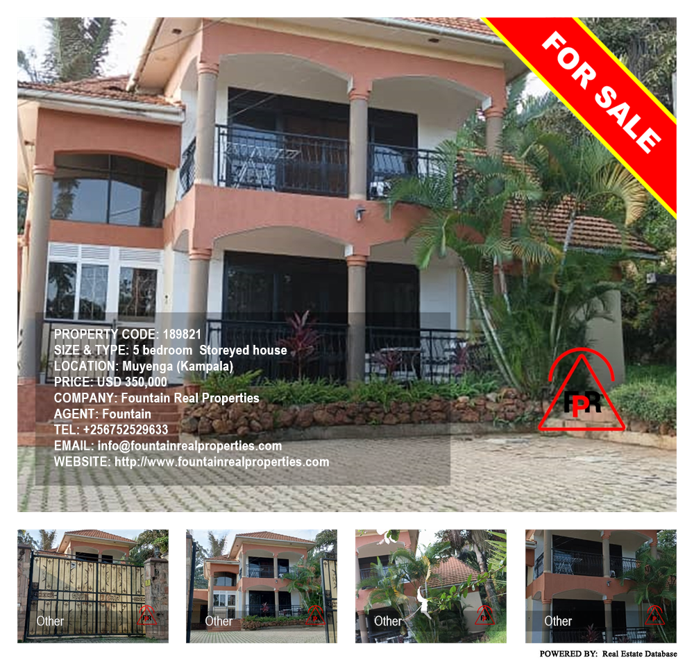 5 bedroom Storeyed house  for sale in Muyenga Kampala Uganda, code: 189821