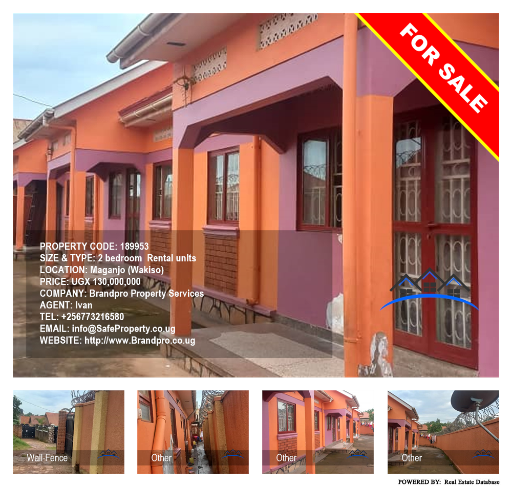 2 bedroom Rental units  for sale in Maganjo Wakiso Uganda, code: 189953