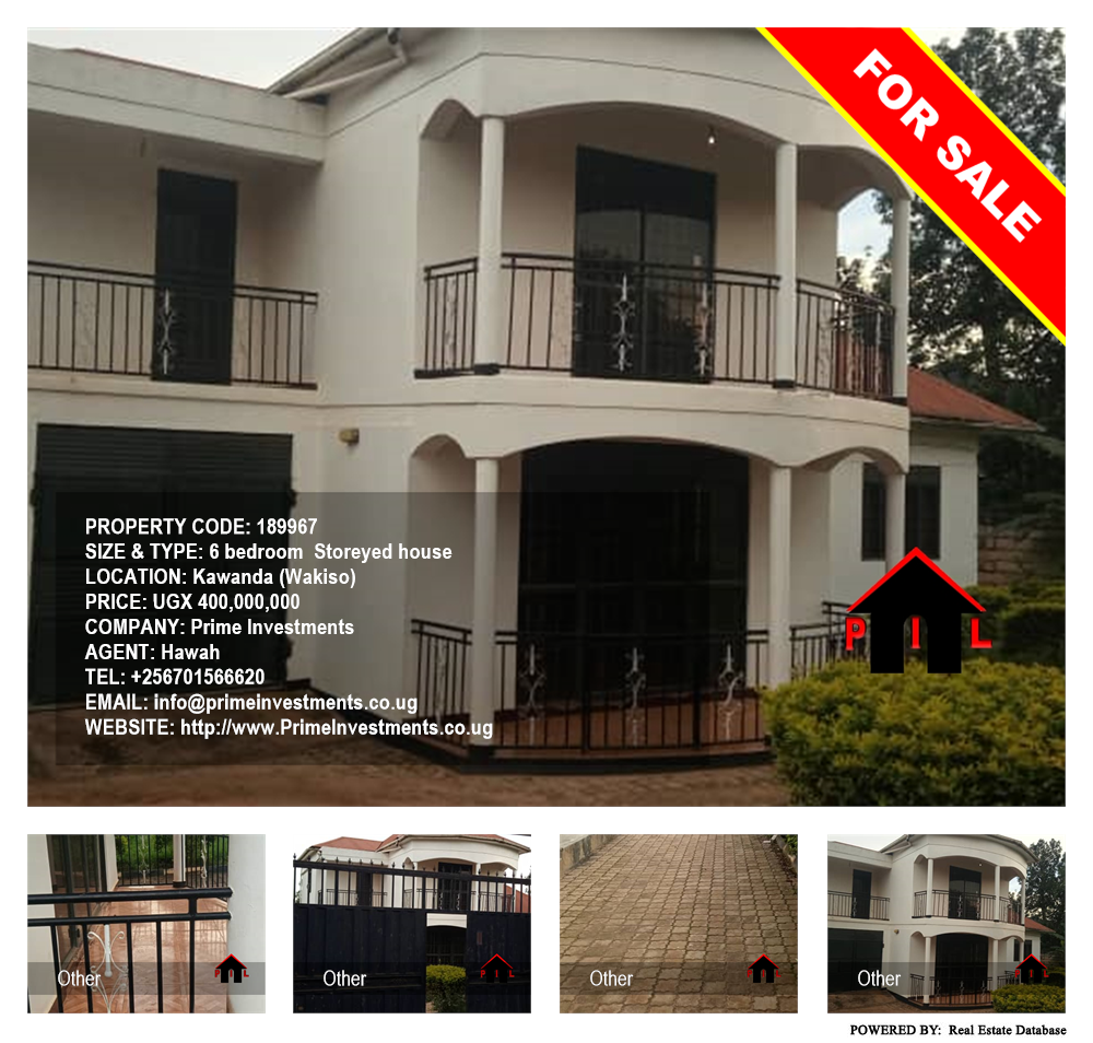 6 bedroom Storeyed house  for sale in Kawanda Wakiso Uganda, code: 189967