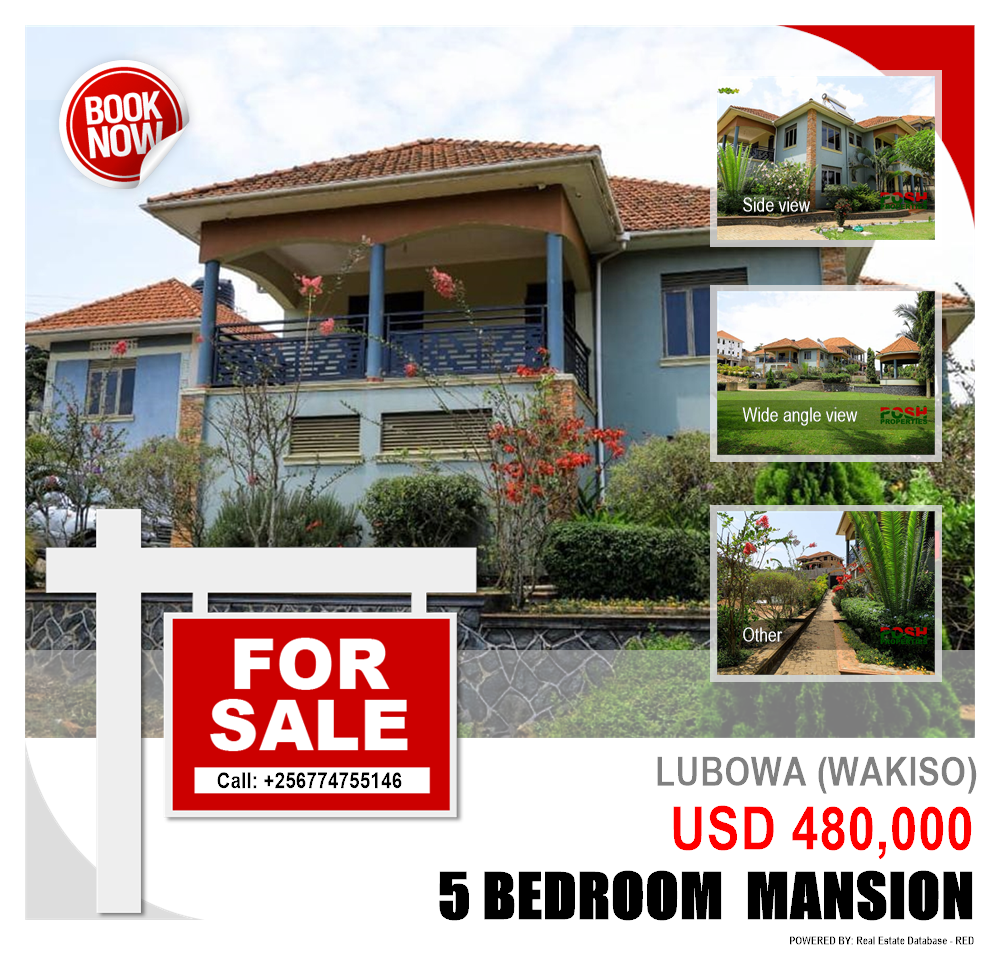 5 bedroom Mansion  for sale in Lubowa Wakiso Uganda, code: 189970