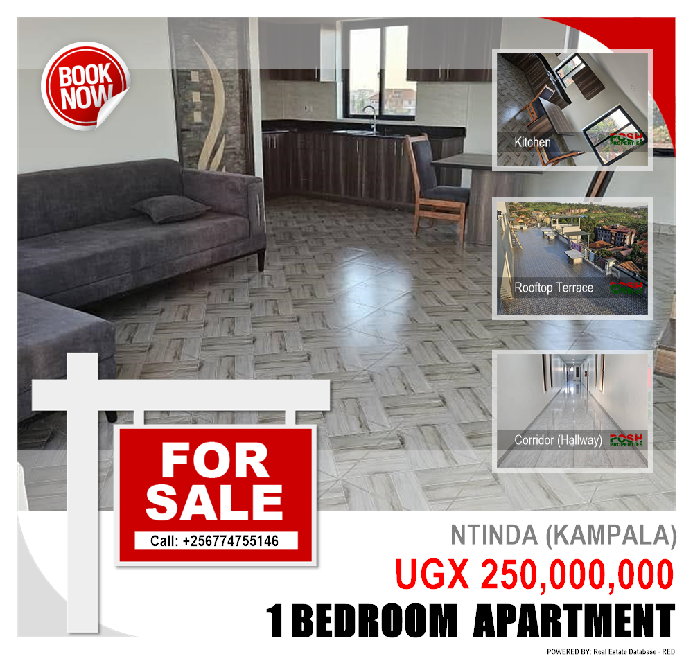 1 bedroom Apartment  for sale in Ntinda Kampala Uganda, code: 189987
