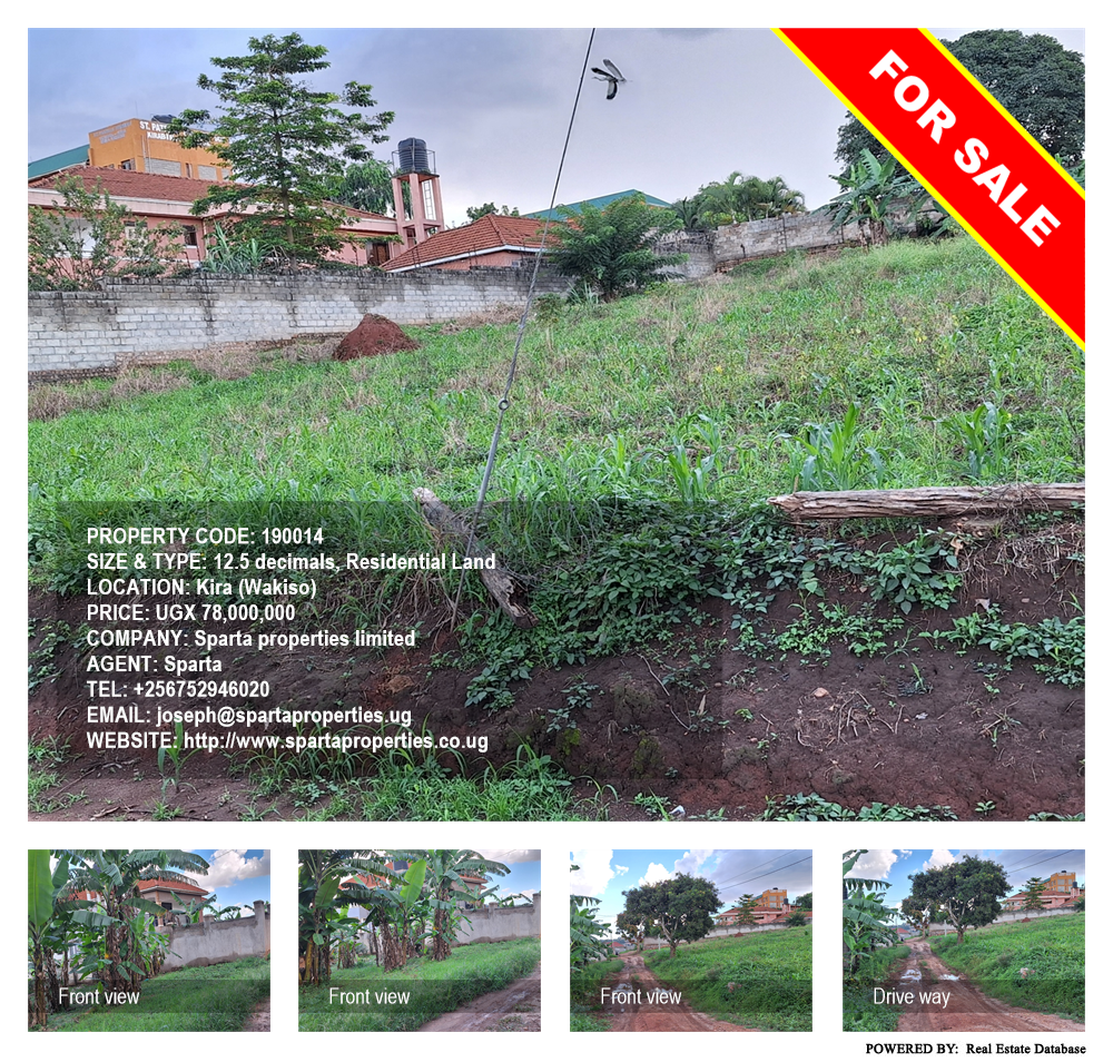 Residential Land  for sale in Kira Wakiso Uganda, code: 190014