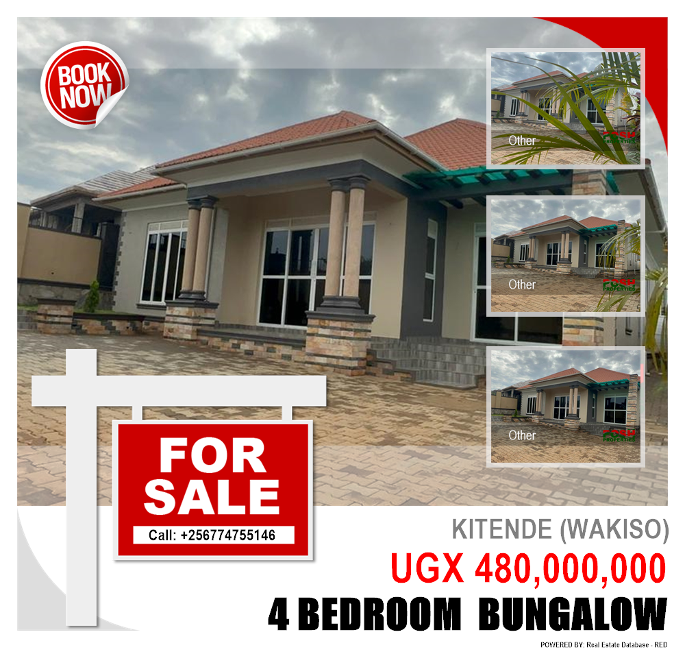 4 bedroom Bungalow  for sale in Kitende Wakiso Uganda, code: 190017