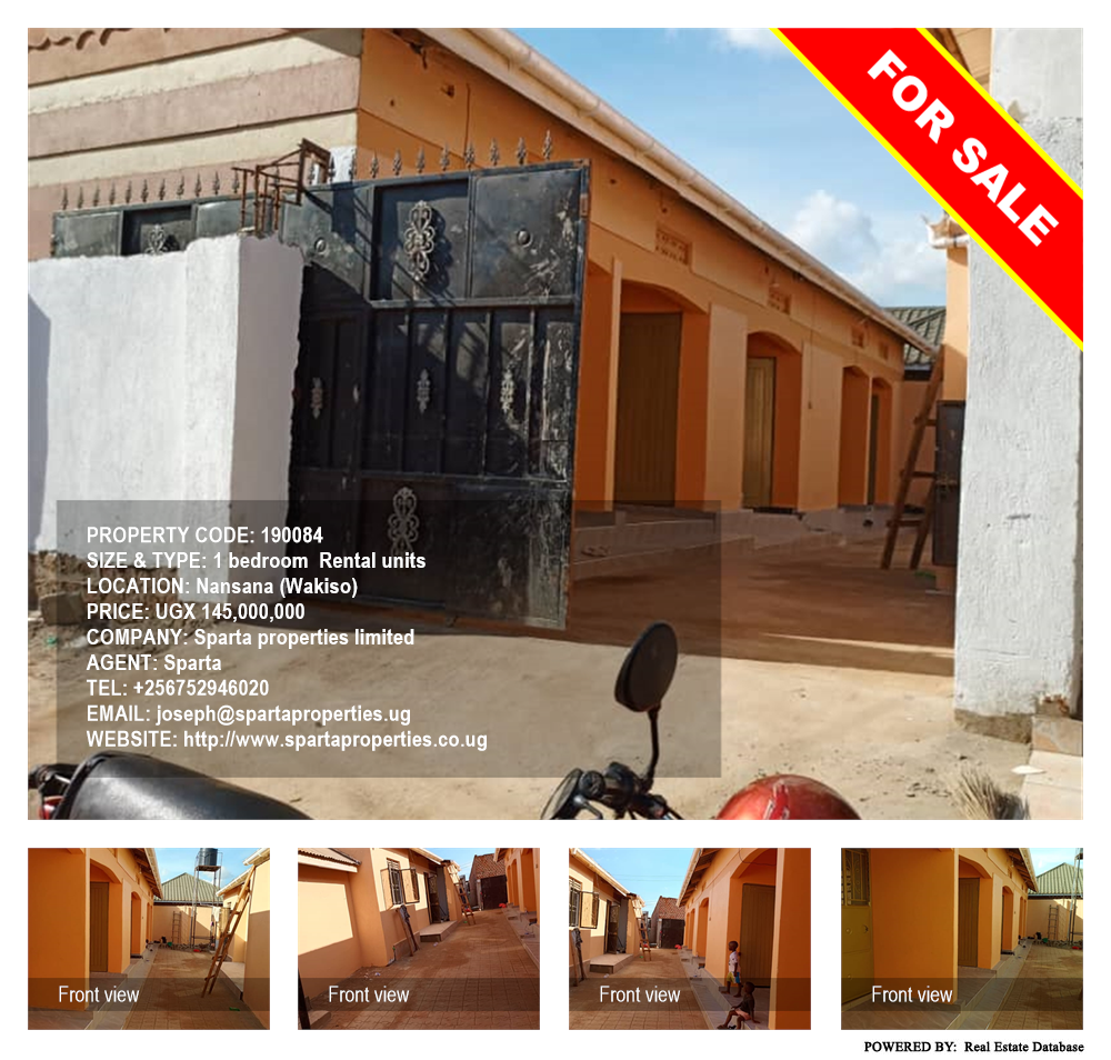 1 bedroom Rental units  for sale in Nansana Wakiso Uganda, code: 190084