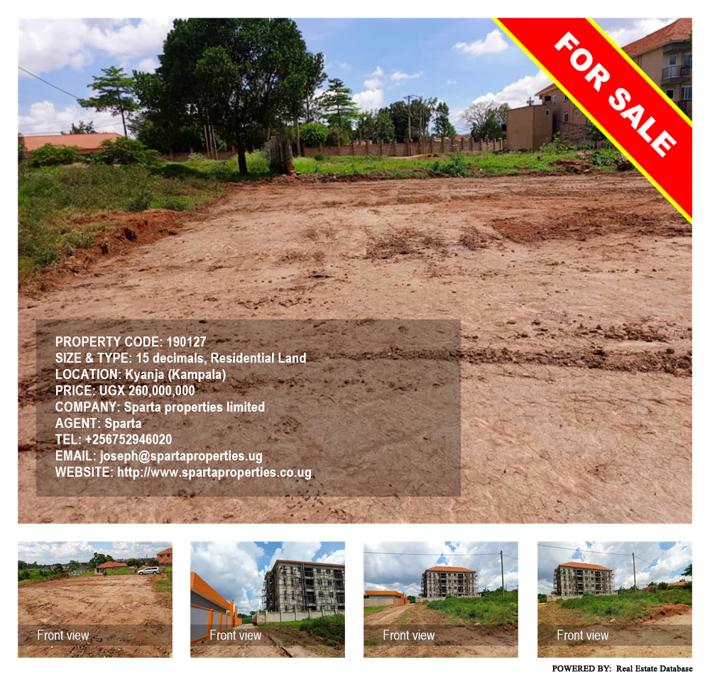 Residential Land  for sale in Kyanja Kampala Uganda, code: 190127