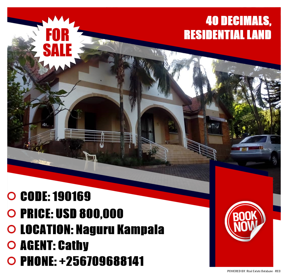 Residential Land  for sale in Naguru Kampala Uganda, code: 190169