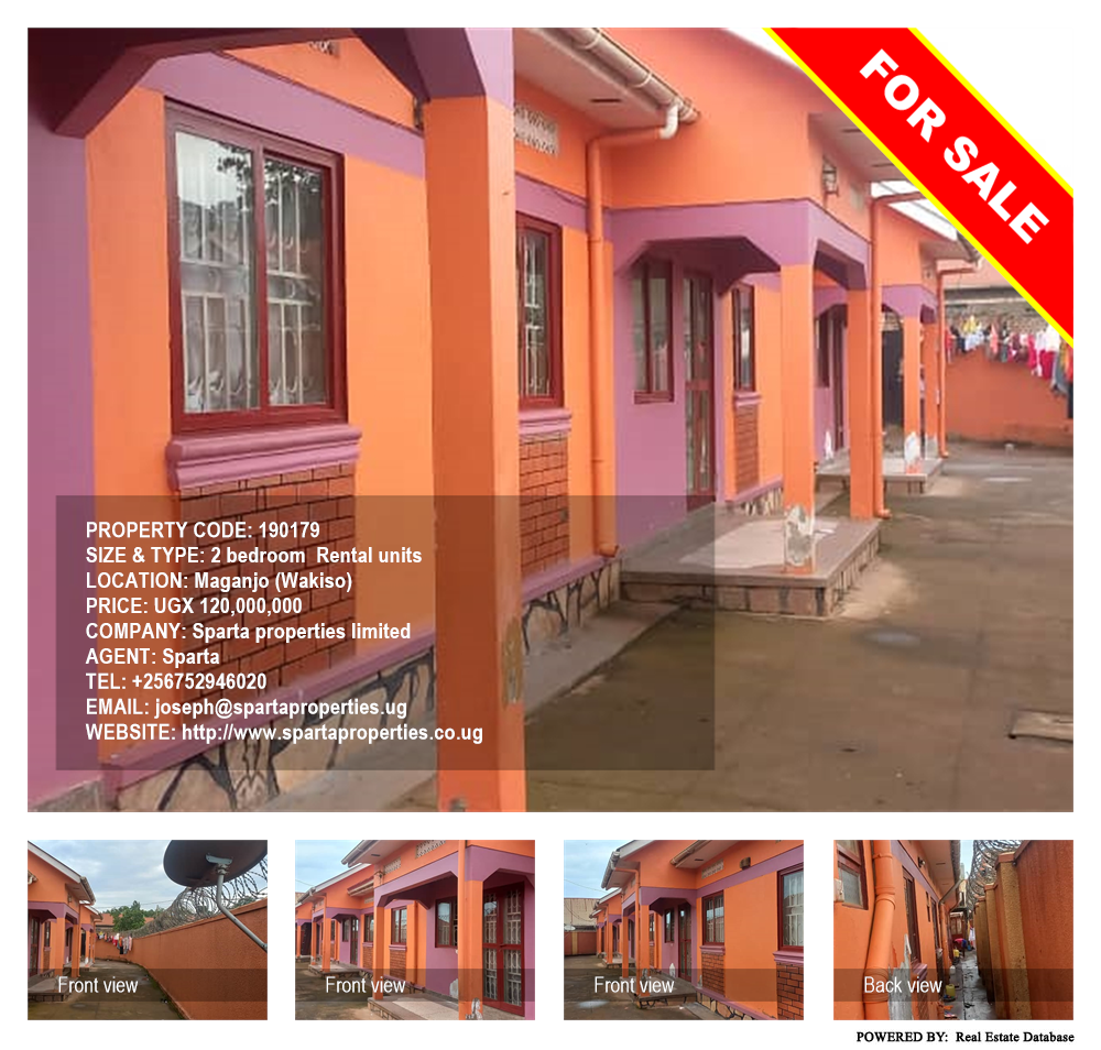 2 bedroom Rental units  for sale in Maganjo Wakiso Uganda, code: 190179