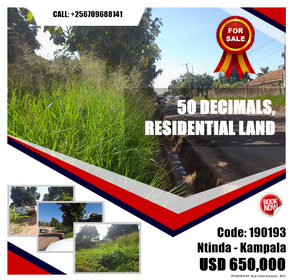 Residential Land  for sale in Ntinda Kampala Uganda, code: 190193