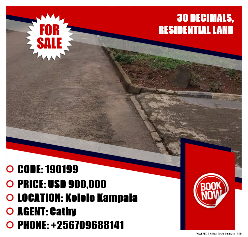 Residential Land  for sale in Kololo Kampala Uganda, code: 190199