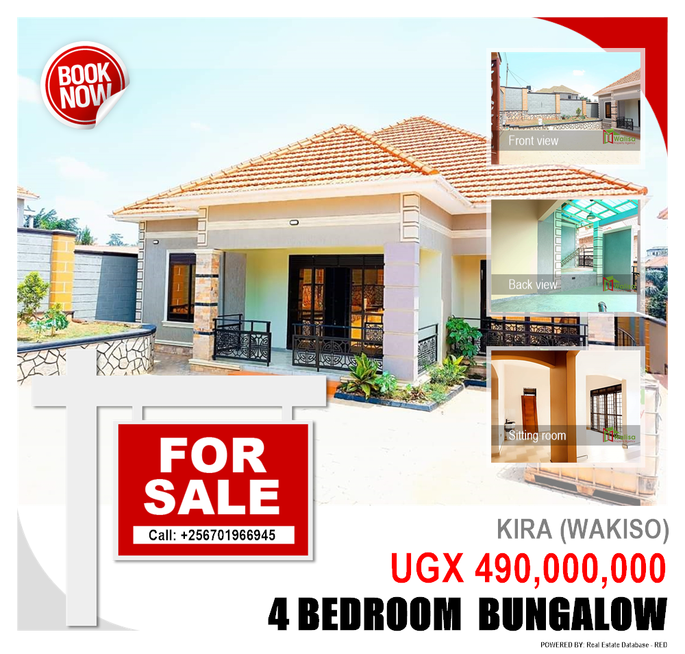 4 bedroom Bungalow  for sale in Kira Wakiso Uganda, code: 190323