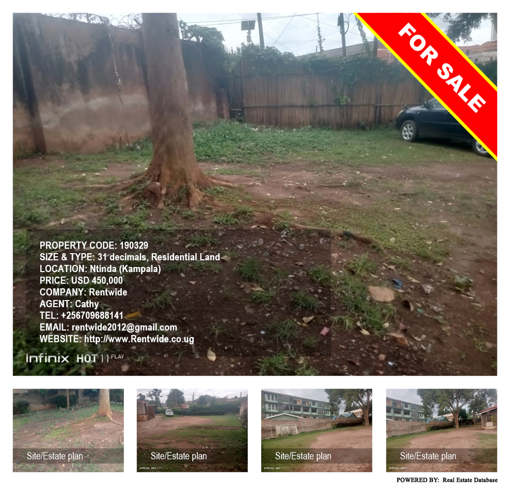 Residential Land  for sale in Ntinda Kampala Uganda, code: 190329