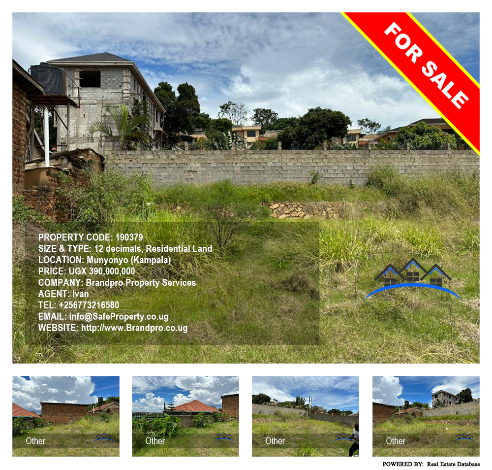 Residential Land  for sale in Munyonyo Kampala Uganda, code: 190379