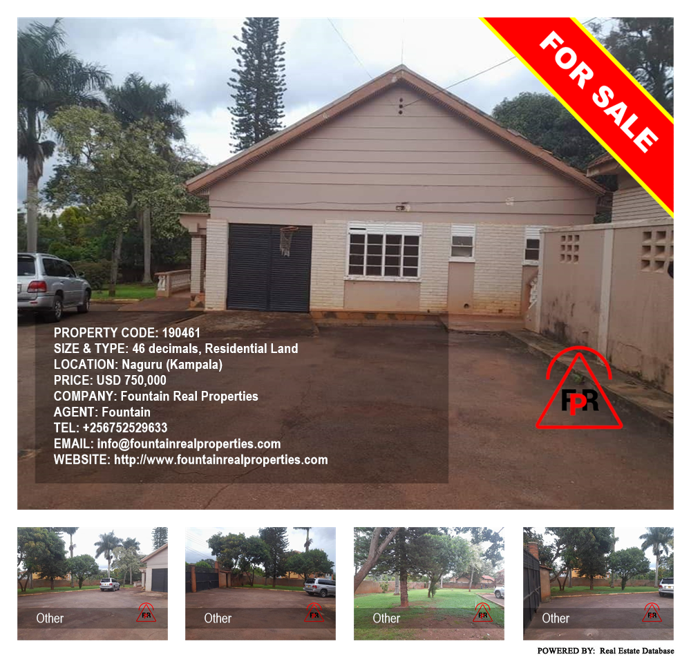 Residential Land  for sale in Naguru Kampala Uganda, code: 190461