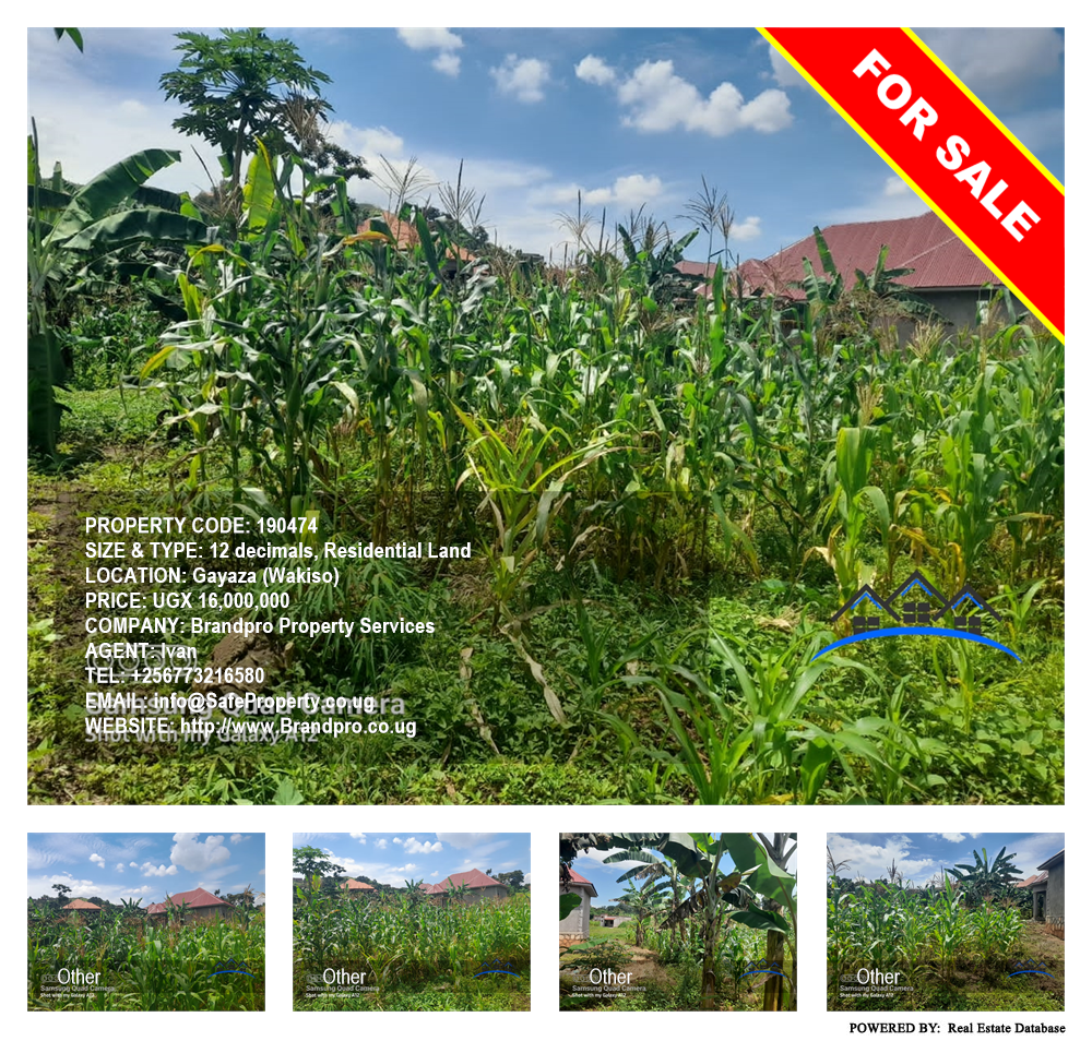 Residential Land  for sale in Gayaza Wakiso Uganda, code: 190474