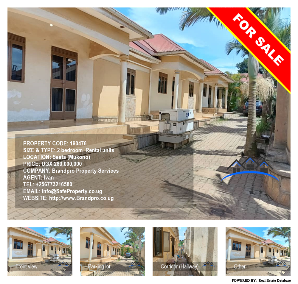 2 bedroom Rental units  for sale in Seeta Mukono Uganda, code: 190476