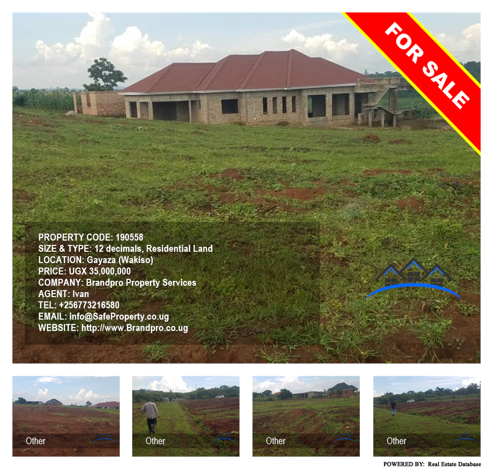 Residential Land  for sale in Gayaza Wakiso Uganda, code: 190558