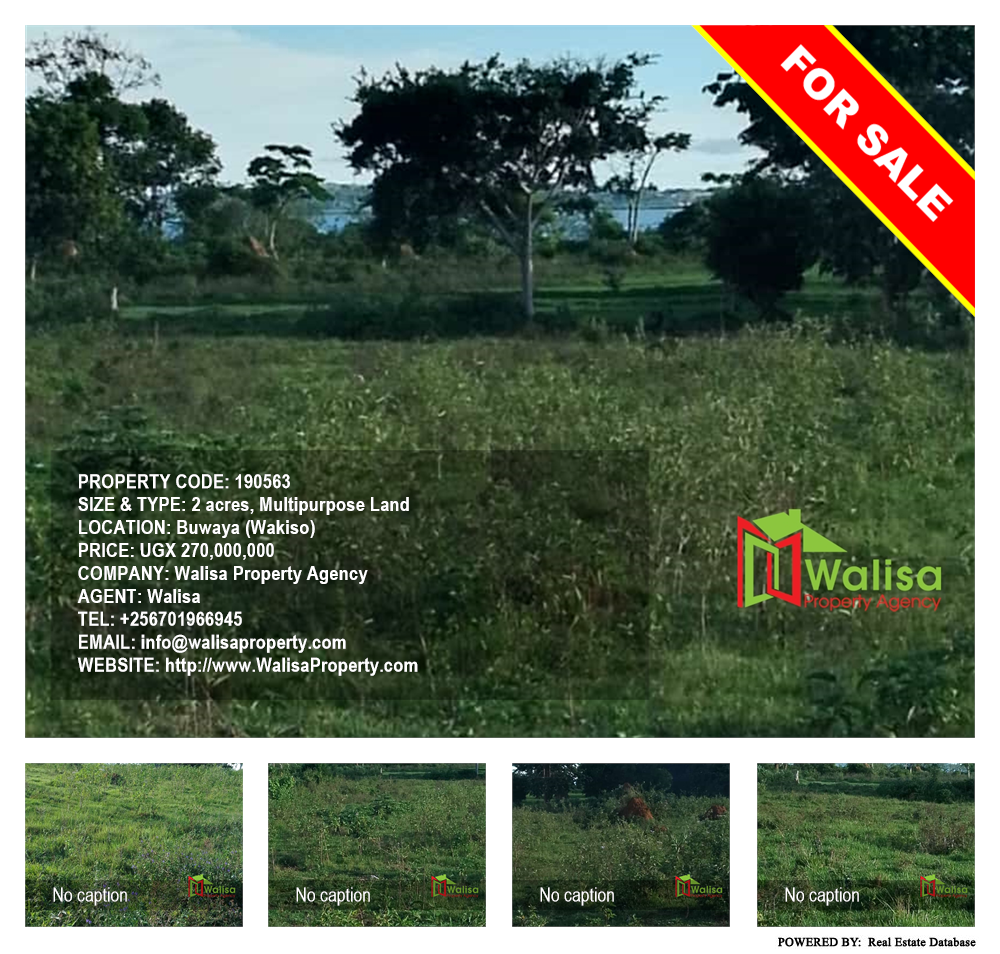 Multipurpose Land  for sale in Buwaya Wakiso Uganda, code: 190563
