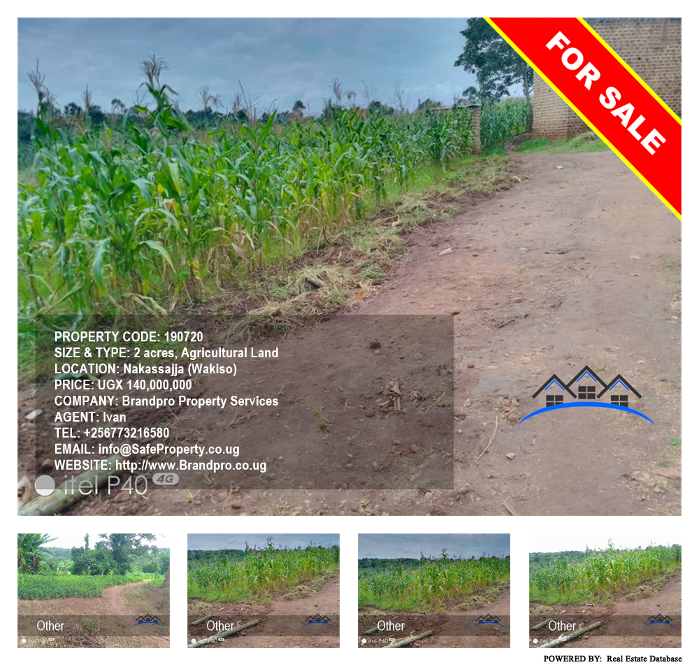 Agricultural Land  for sale in Nakassajja Wakiso Uganda, code: 190720