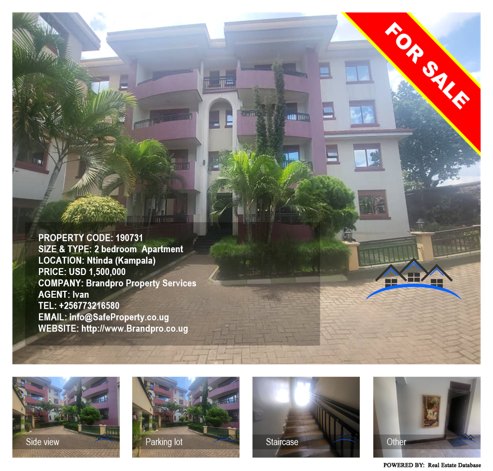 2 bedroom Apartment  for sale in Ntinda Kampala Uganda, code: 190731