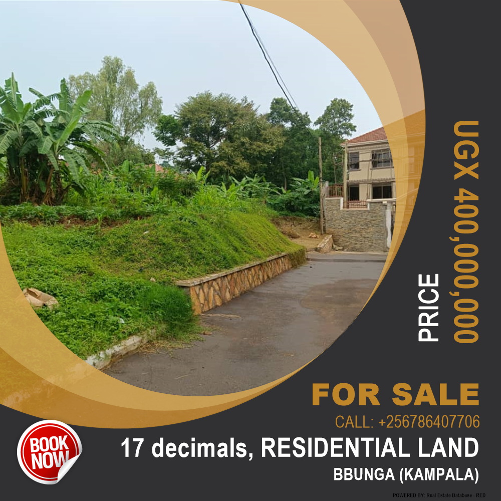 Residential Land  for sale in Bbunga Kampala Uganda, code: 190953