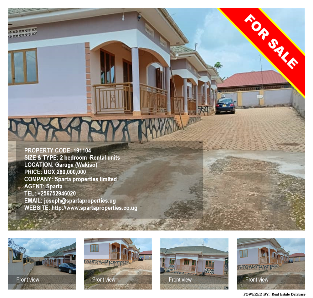 2 bedroom Rental units  for sale in Garuga Wakiso Uganda, code: 191104