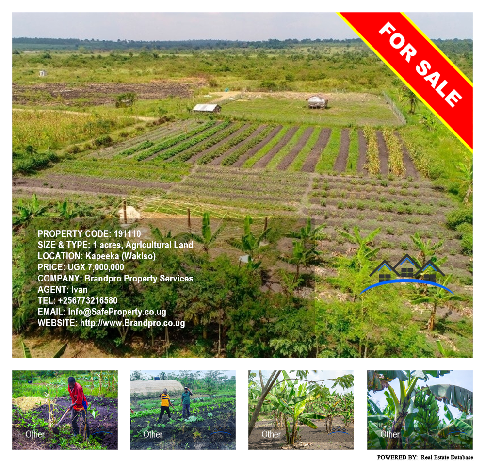 Agricultural Land  for sale in Kapeeka Wakiso Uganda, code: 191110