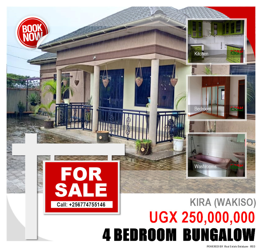 4 bedroom Bungalow  for sale in Kira Wakiso Uganda, code: 191152