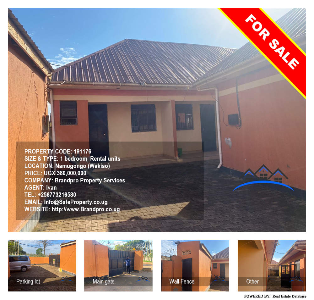 1 bedroom Rental units  for sale in Namugongo Wakiso Uganda, code: 191176