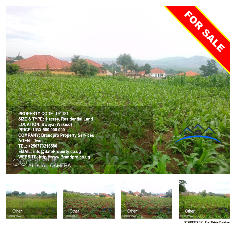 Residential Land  for sale in Bweya Wakiso Uganda, code: 191181