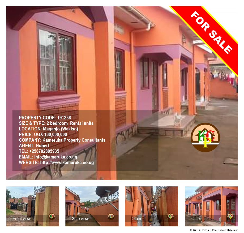 2 bedroom Rental units  for sale in Maganjo Wakiso Uganda, code: 191238