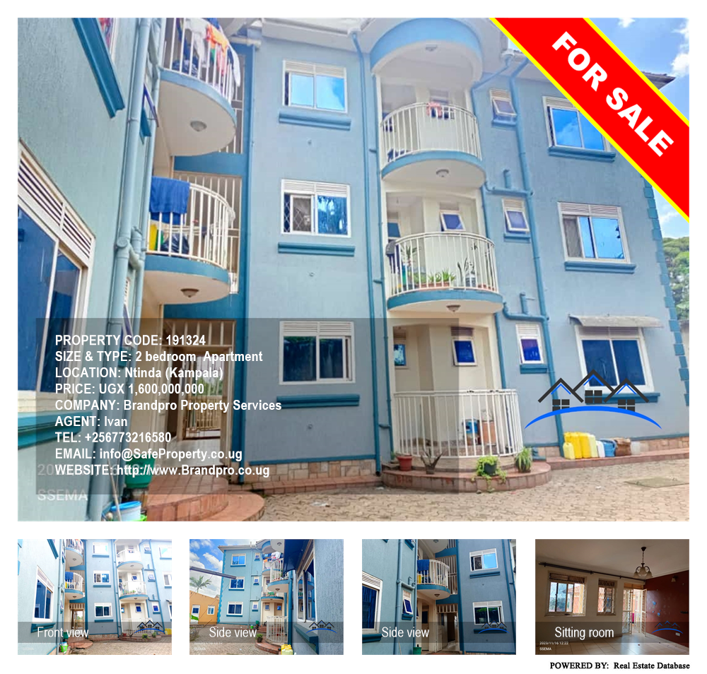 2 bedroom Apartment  for sale in Ntinda Kampala Uganda, code: 191324