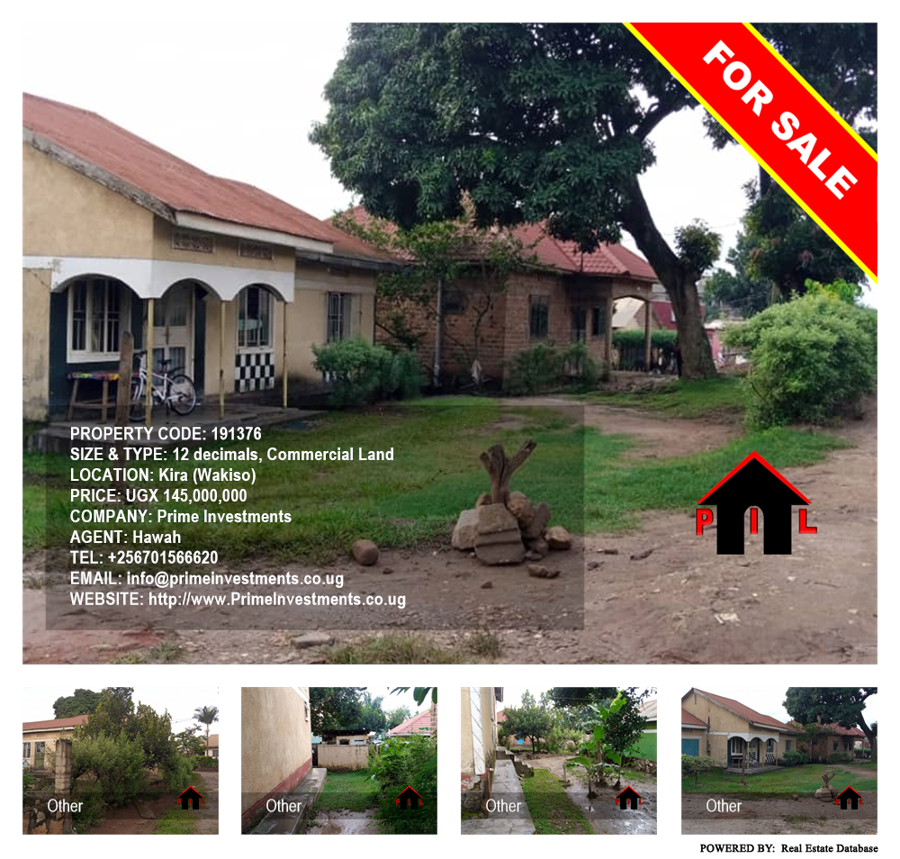 Commercial Land  for sale in Kira Wakiso Uganda, code: 191376