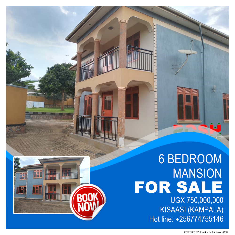 6 bedroom Mansion  for sale in Kisaasi Kampala Uganda, code: 191448