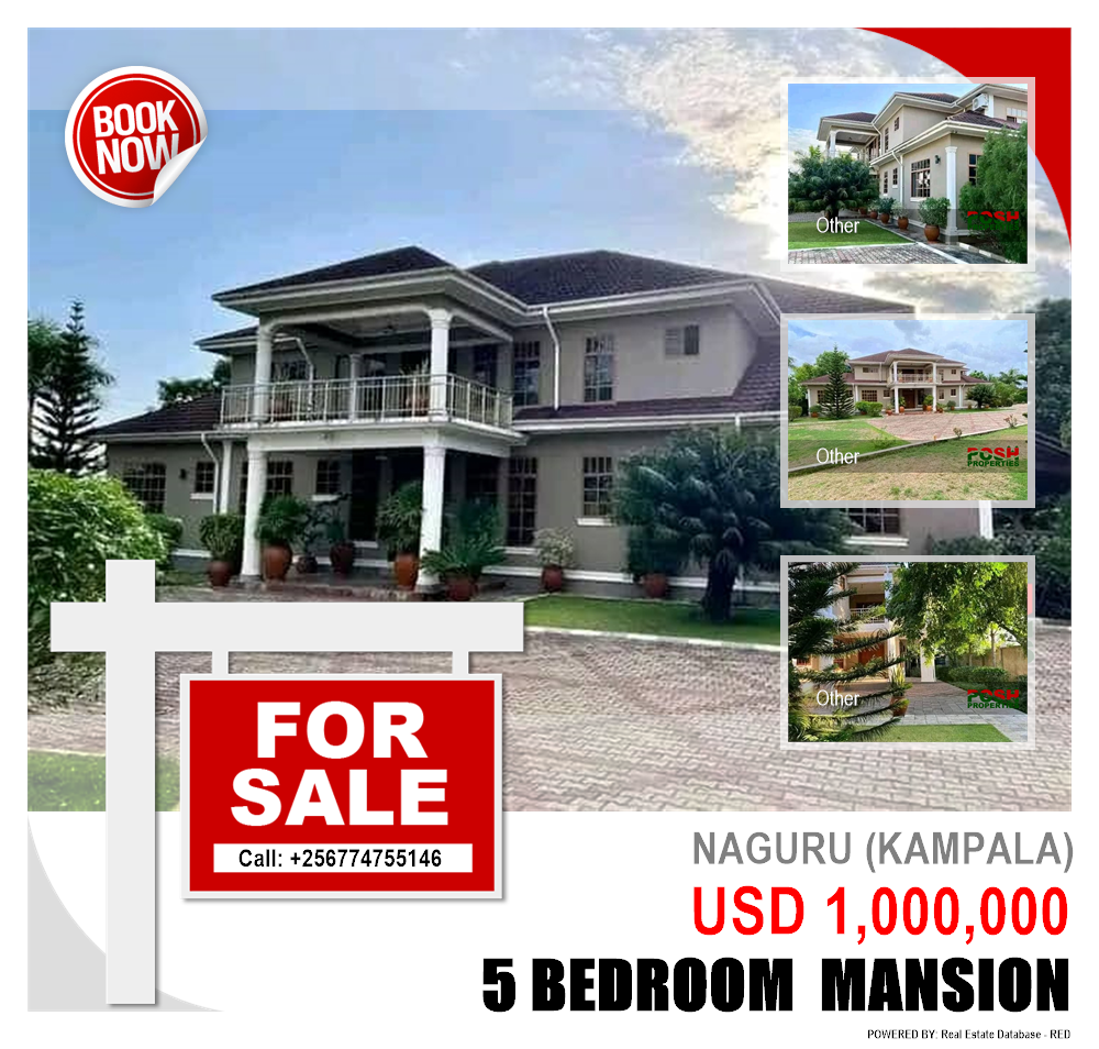 5 bedroom Mansion  for sale in Naguru Kampala Uganda, code: 191472