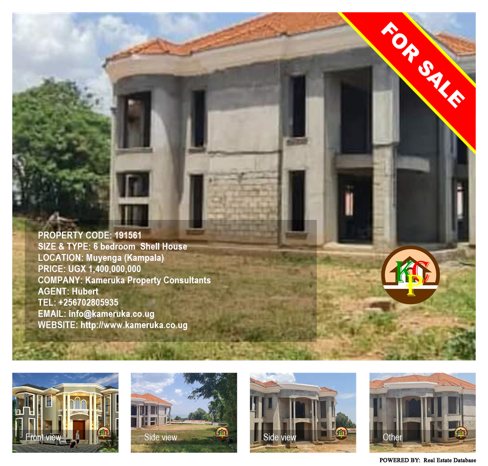 6 bedroom Shell House  for sale in Muyenga Kampala Uganda, code: 191561