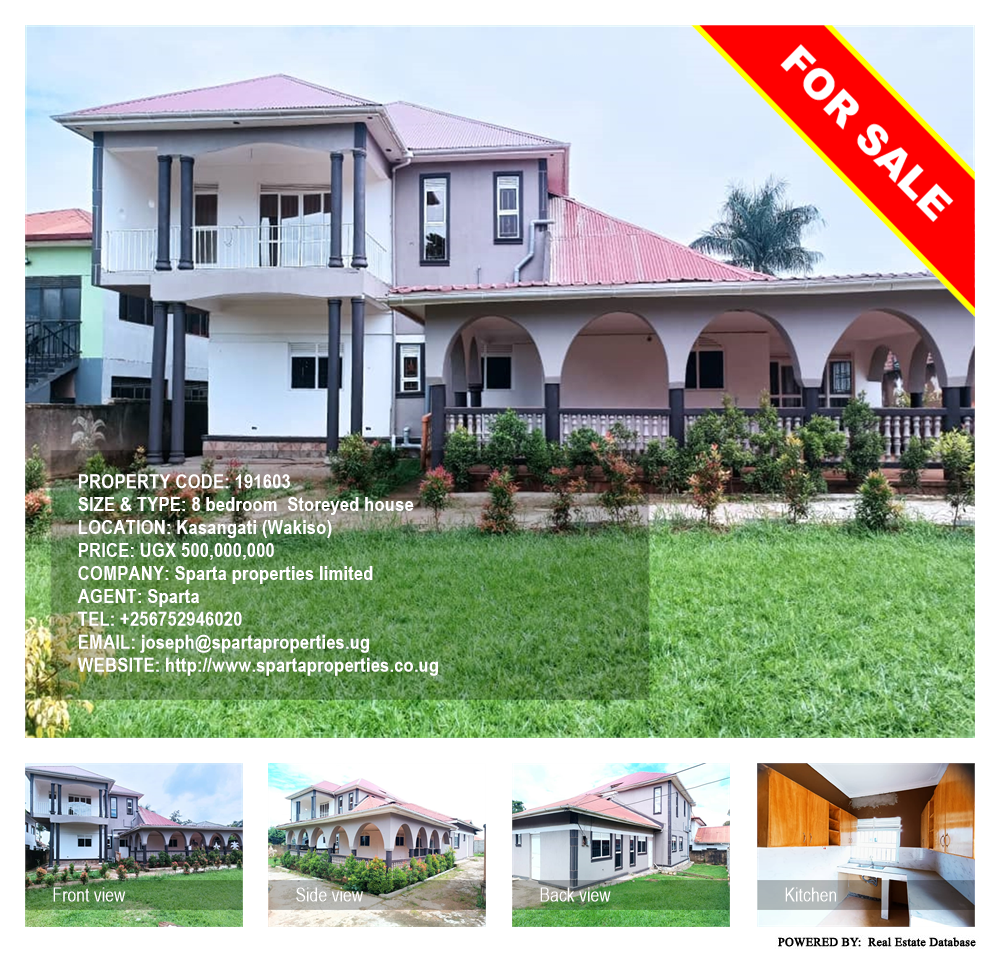 8 bedroom Storeyed house  for sale in Kasangati Wakiso Uganda, code: 191603
