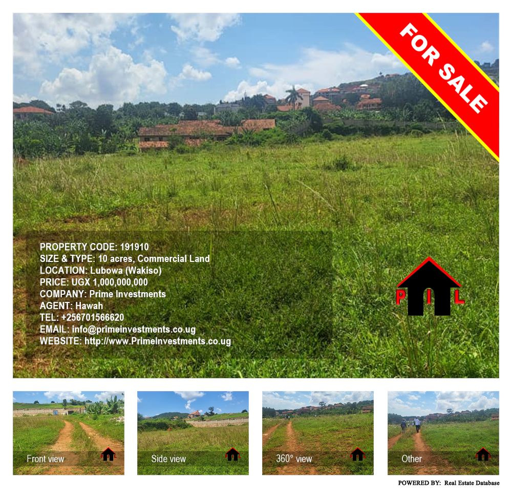 Commercial Land  for sale in Lubowa Wakiso Uganda, code: 191910