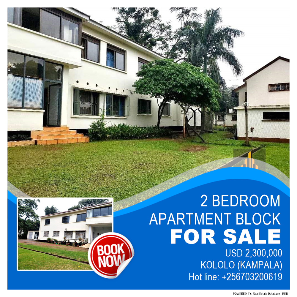 2 bedroom Apartment block  for sale in Kololo Kampala Uganda, code: 191926